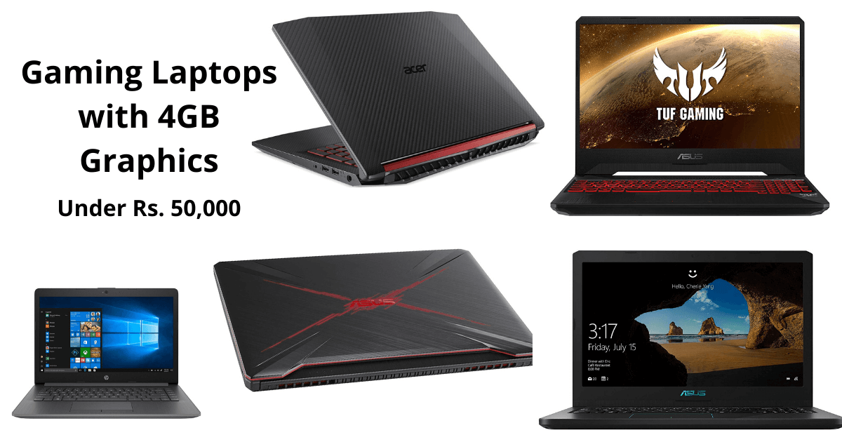 Best Gaming Laptops Under 50000 With 4GB Graphics Card