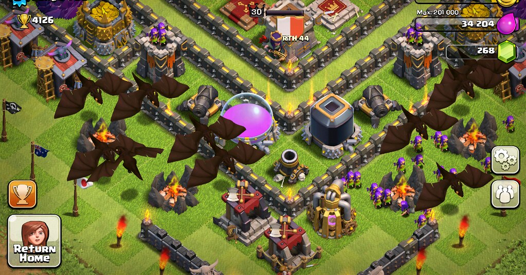 Dragons - Best Troop Strategies in Clash of Clans for 9th Town Hall Freshers