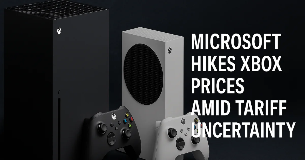 Microsoft Hikes Xbox Prices Globally Amid Tariff Uncertainty, Hitting Consoles, Controllers, and Games