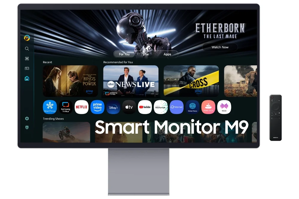 Samsung M9 Smart Monitor Now in India: 4K QD-OLED, AI Features & Cloud Gaming Hub