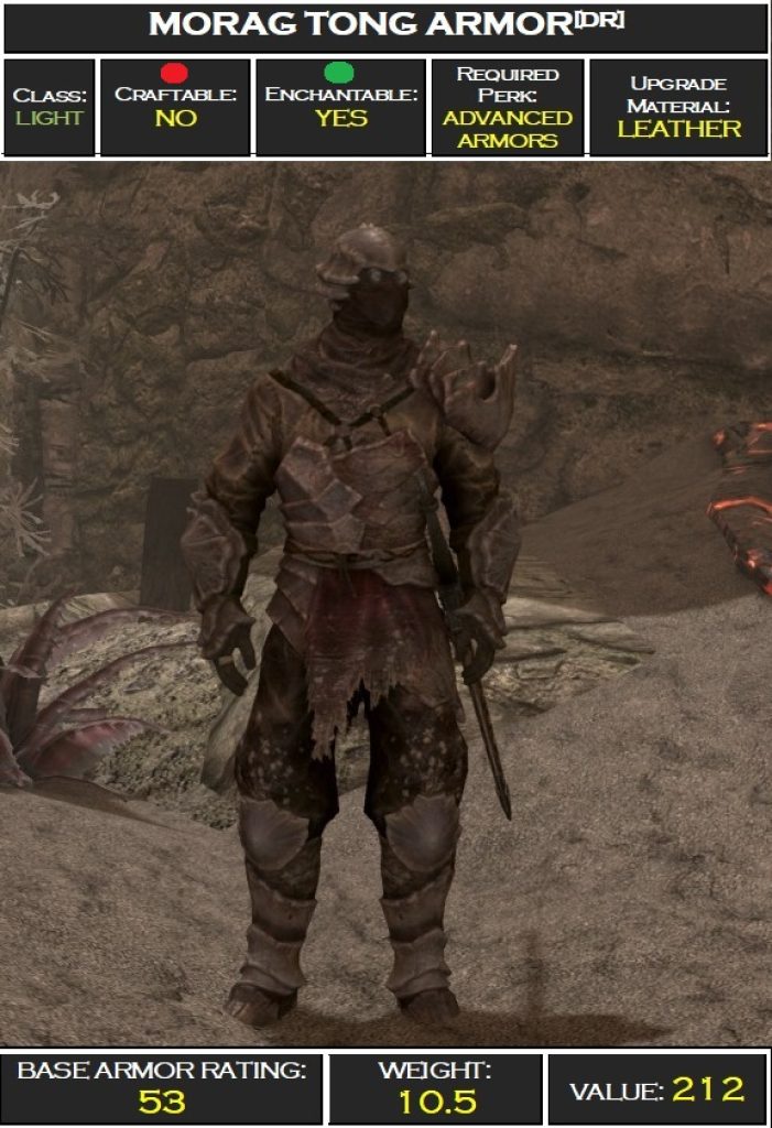 Morag Tong Armor