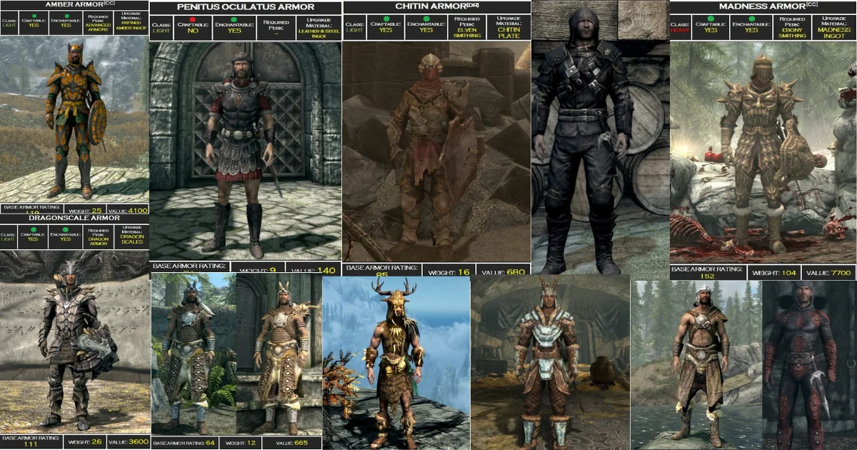 The Best Skyrim Light Armor Sets