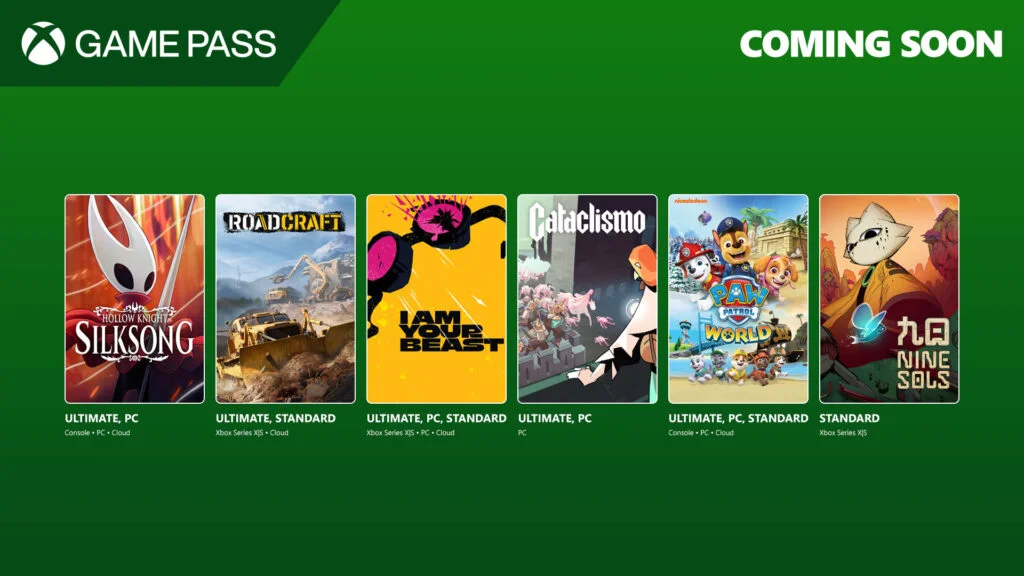 Xbox Game Pass September 2025: Hollow Knight Silksong Headlines Six New Arrivals