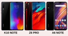 Lenovo Launched Z6 Pro, K10 Note, A6 Note : Price, Specs, Availability